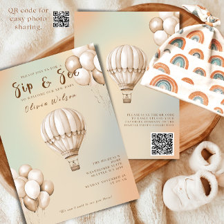 Invitation Boho Beige à une Soirée de Découverte a