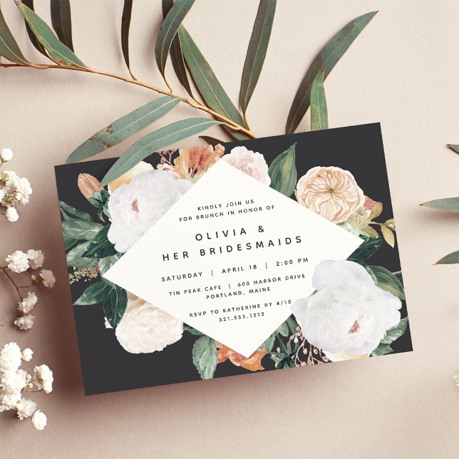 Invitation Boho Blooms | Brunch ou déjeuner d'domestiques (Créateur téléchargé)