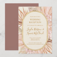 Boho Botanique | Réception de mariage Rose Poussié