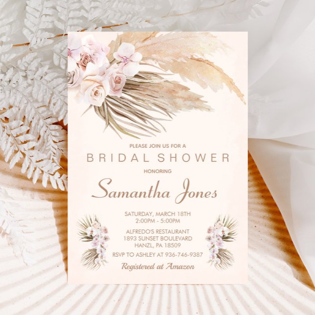 Invitation Boho Bridal Shower (Créateur téléchargé)