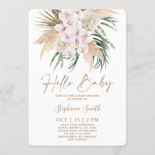 Invitation Boho Chic Baby shower