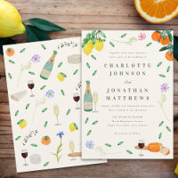 Boho Chic Citrus Rustique Mariage d'été