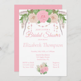 Invitation Boho Chic Floral