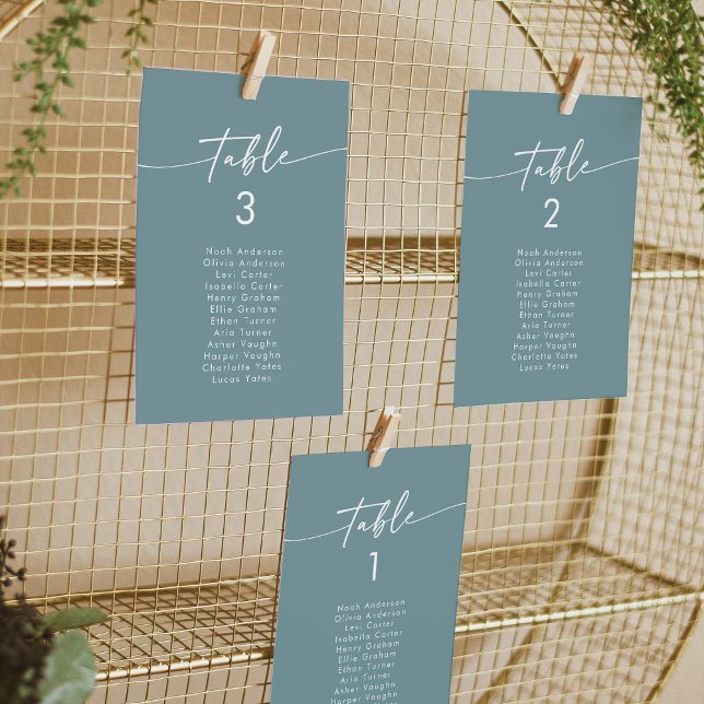 Invitation Boho Chic Seafoam Turquoise Hanging Graphique de s (Créateur téléchargé)
