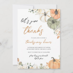 Invitation Boho Citrouille Soyons Grats