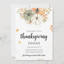 Boho Citrouille Thanksgiving Dîner