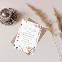 Boho Cuivre & Pampas & Floral Enregistrer la date