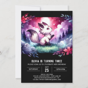 Invitation Boho Custom Wolf