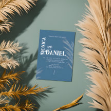 Boho de luxe bleu & blanc Mariage