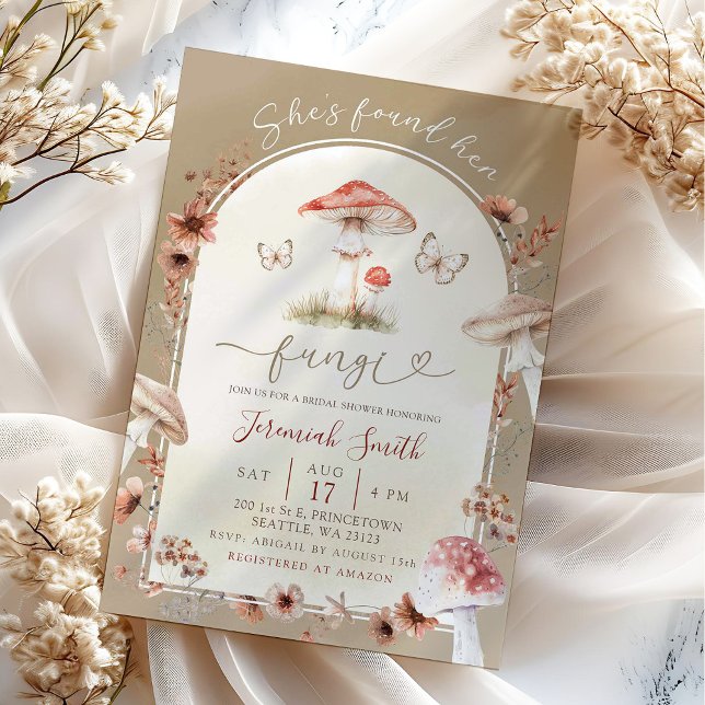 Invitation Boho Elle a Trouvé Sa Fête de Fiançailles Champign (Créateur téléchargé)
