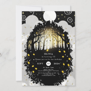 Invitation Boho Enchantage Woodland Anniversaire