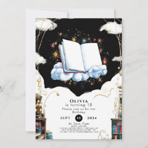 Invitation Boho Enchanted Enfants Histoire Anniversaire