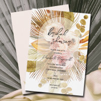 Boho Fan Palms Fête des mariées Rose