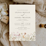 Invitation Boho Fleur sauvage Beige Garden Mariage<br><div class="desc">Immergez vos invités dans la nature romantique avec notre Fleur sauvage Boho Garden Wedding Invitation. Inspirée par la beauté des fleurs intactes, cette invitation capte l'essence d'une célébration libre-spirituelle. Le design enchanteur propose des fleurs sauvages délicats dansant au milieu d'une végétation luxuriante, donnant le ton parfait pour votre mariage dans...</div>