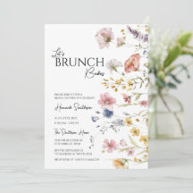 Boho Fleur sauvage Fête des mariées Brunch