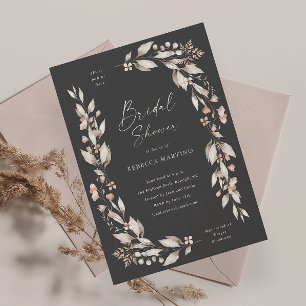 Invitation Boho Fleur sauvage Floral Mariage Fête des mariées