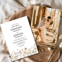 Boho Fleur sauvage Garden Photo Instagram Mariage