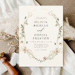 Invitation Boho Fleur sauvage Garden Wedding<br><div class="desc">Immergez vos invités dans la nature romantique avec notre Fleur sauvage Boho Garden Wedding Invitation. Inspirée par la beauté des fleurs intactes, cette invitation capte l'essence d'une célébration libre-spirituelle. Le design enchanteur propose des fleurs sauvages délicats dansant au milieu d'une végétation luxuriante, donnant le ton parfait pour votre mariage dans...</div>