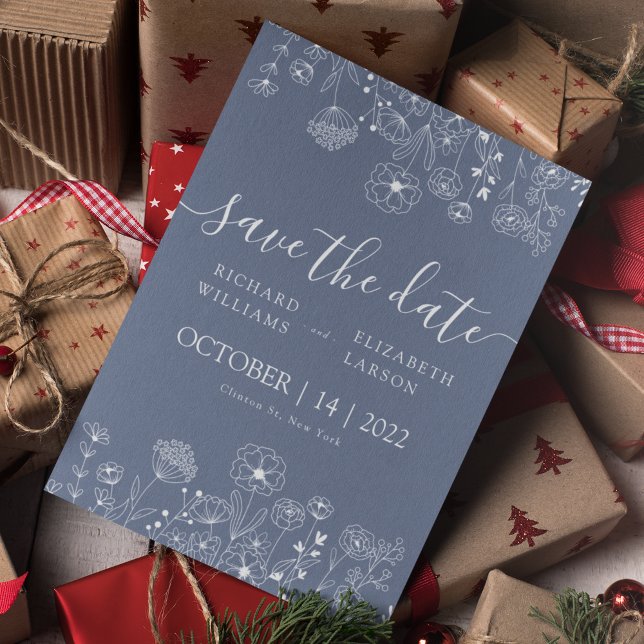 Invitation Boho Fleur sauvage moderne Mariage aquarelle (Créateur téléchargé)