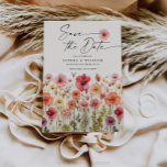 Invitation Boho Fleur sauvage Wedding Enregistrer La Date<br><div class="desc">Tout le monde sera sûr de sauver la date avec ces annonces élégantes! Pour tous ceux qui planifient un Mariage, le choix d'objets à motifs avec notre thème de fleurs fleurs sauvages offre un mélange unique d'élégance et de charme qui attire à la fois l'oeil et sophistiqué. Les designs fleurs...</div>