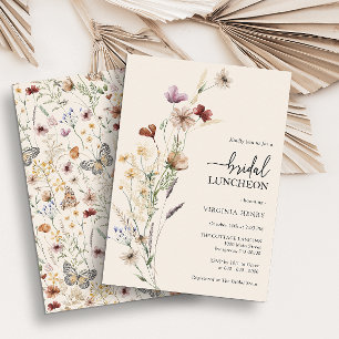 Invitation Boho Floral Bridal Luncheon
