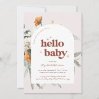 Boho Floral Greenery Botanique | Baby Shower