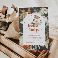Boho Floral Mushroom Botanique | BABY SHOWER