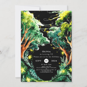 Invitation Boho Forest Woodland
