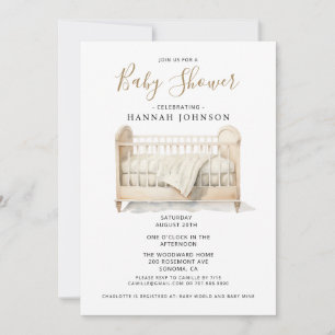 Invitation Boho Genre Neutral Nursery Baby shower