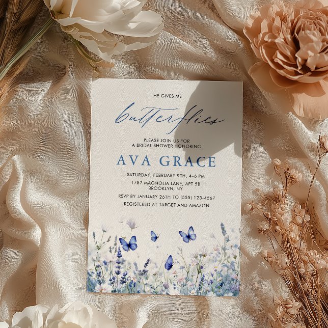 Invitation Boho Joli Il Me Donne La Fête des mariées Des Papi (Créateur téléchargé)