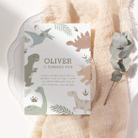 Boho Kids Dinosaur Thème Anniversaire