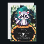 Invitation Boho Kids Raccoon Anniversaire<br><div class="desc">Commencez votre fête avec notre "Invitation d'anniversaire Boho Kids Raccoon". Ces invitations comprennent un raton laveur à l'illustration fantaisiste vêtu d'une tenue bohème, comme un bandeau en plumes et un foulard à motifs, dressé contre un arrière - plan de motifs boho colorés et des éléments d'inspiration nature. Le design est...</div>