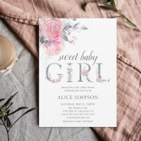 Boho Light Soft Rose Baby Girl Douche