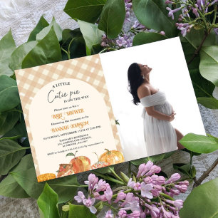 Invitation Boho Little Cutie Pie Thanksgiving Baby shower