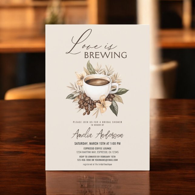 Invitation Boho Love brasse la Fête des mariées (Créateur téléchargé)