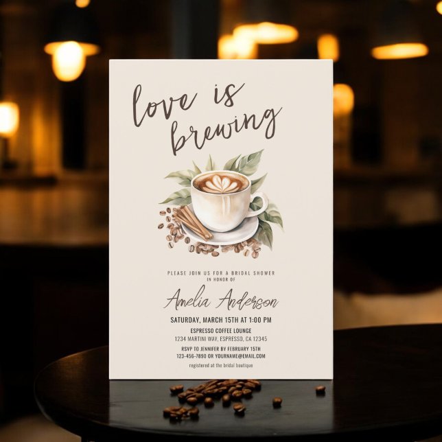 Invitation Boho Love brasse la Fête des mariées (Créateur téléchargé)