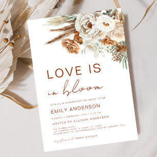 Invitation Boho Love est dans la Fête des mariées en herbe de