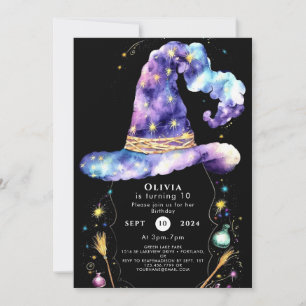 Invitation Boho Magic Editable Wizard Anniversaire