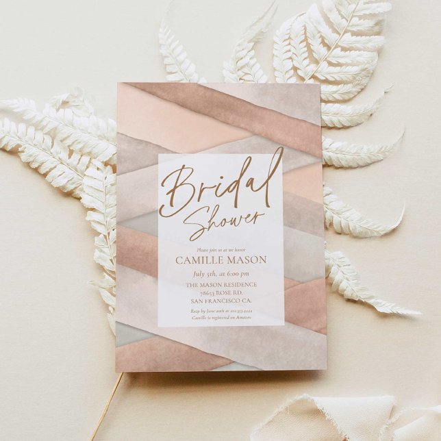 Invitation Boho Minimal Bridal Shower (Créateur téléchargé)