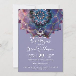 Invitation Boho Nebula Mandala