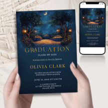 Boho Night Garden Graduation  Floral Party