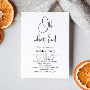 Invitation Boho Noël Oh Quelle Fun Party