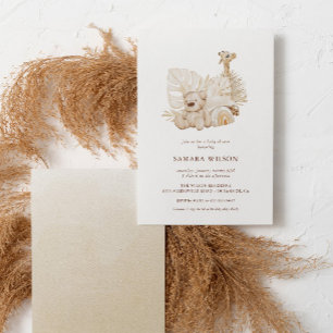 Invitation Boho Nursery Chic Baby shower