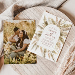 Invitation Boho Photo Wedding Inviter Terracotta Pampas Grass<br><div class="desc">🌿 Présentez Notre Mariage Photo Boho Invitez Avec Terracotta & Pampas Grass! 🌸 Embrassez l'élégance bohémienne : Invitation vos proches pour célébrer votre journée spéciale avec notre invitation enchanteresse inspirée du boho. Charme rustique avec Terracotta & Pampas Grass : Notre invitation présente les teintes terreuses de terre cuite complétées par...</div>