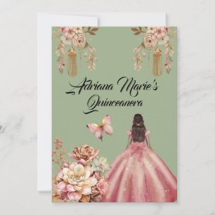 Invitation Boho Quinceanera