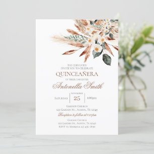 Invitation Boho Quinceanera