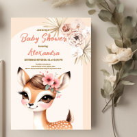 Boho rennes Safari Animaux Baby shower