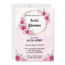 Boho rose floral élégant