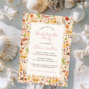Invitation Boho séché Rustique Automne Falls Bachelorette Par
