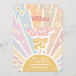 Invitation Boho Sunshine Wild Un 1er anniversaire